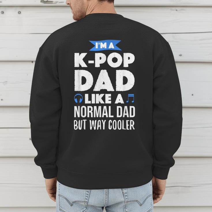 K-Pop Dad Korean Music Lover Men's Sweatshirt Back Print
