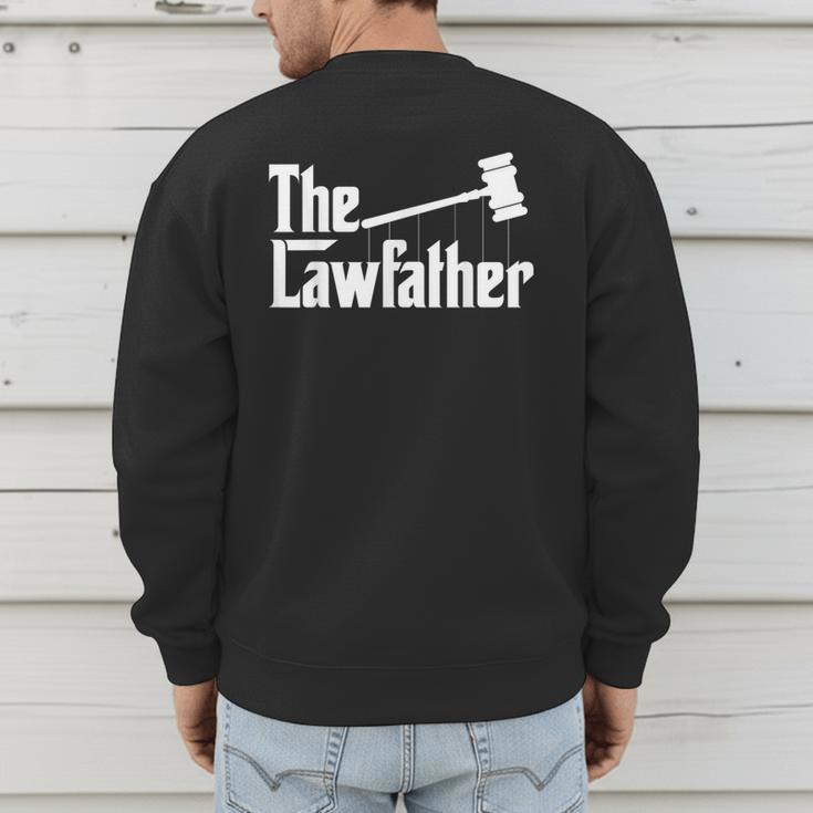 The Lawfather Father's Day Firm Lawyer Daddy Attorney Dad Men's Sweatshirt Back Print The Lawfather Father's Day Firm Lawyer Daddy Attorney Dad Men's Sweatshirt Back Print