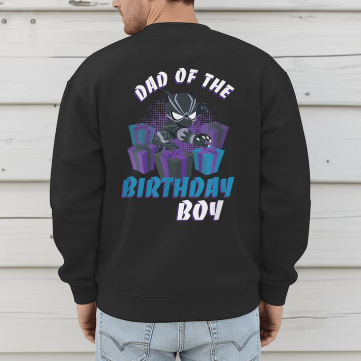 Marvel Panther Family Party Dad Of The Birthday Boy Men's Sweatshirt Back Print