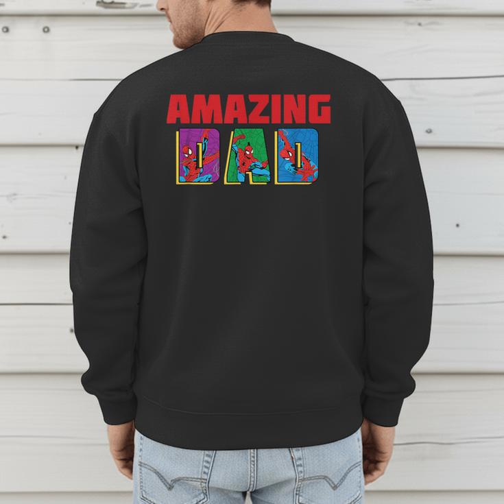 Marvel Spider-Man Amazing Dad Birthday Father’s Day Men's Sweatshirt Back Print