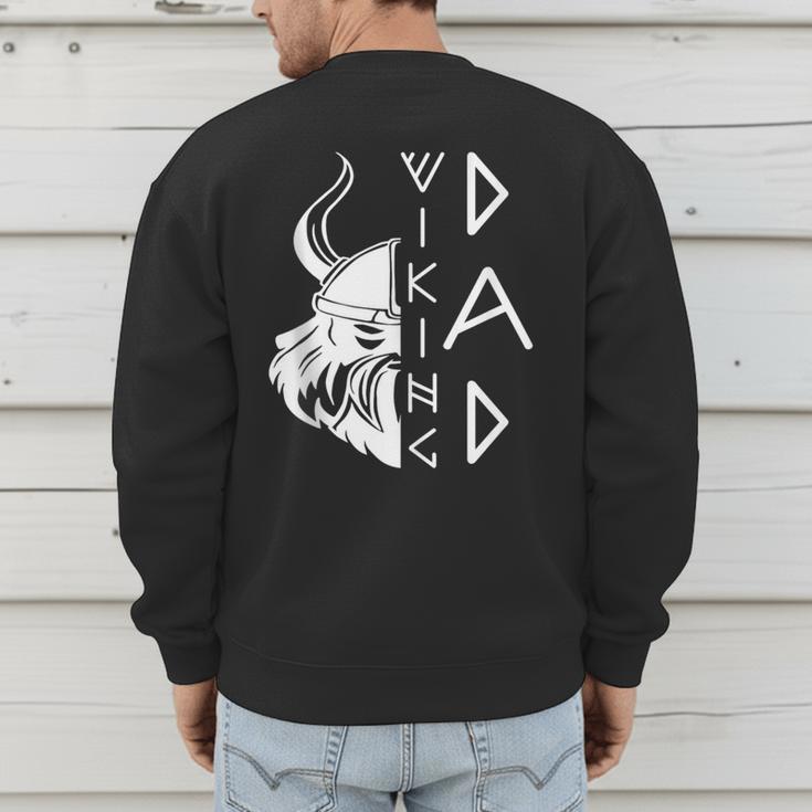 Men Celtic Norse Mythology Viking Dad Men's Sweatshirt Back Print