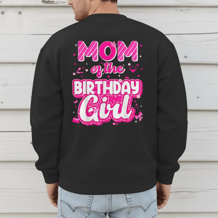 Mom And Dad Birthday Girl Family Matching Party Decorations Men's Sweatshirt Back Print