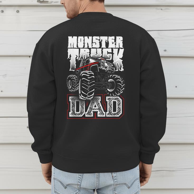 Monster Truck Dad Tshirt Men's Sweatshirt Back Print