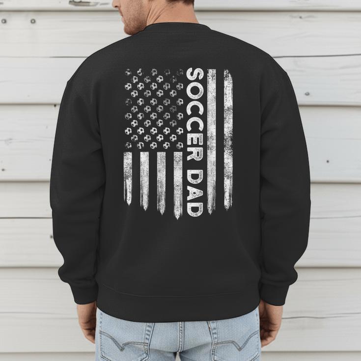 New First Time Dad To Be Symbol Tools Soccer Daddy DA1 Men's Sweatshirt Back Print
