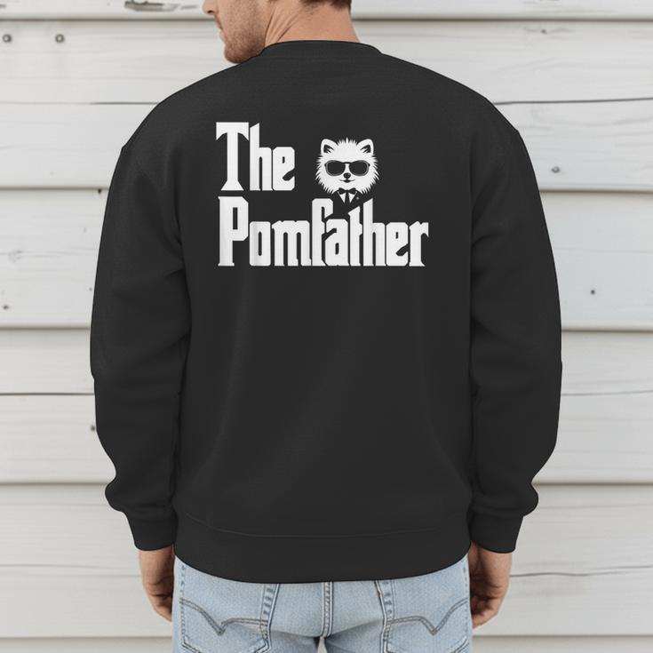 The PomFather Pomeranian Dog Dad Shirt Men Men's Sweatshirt Back Print