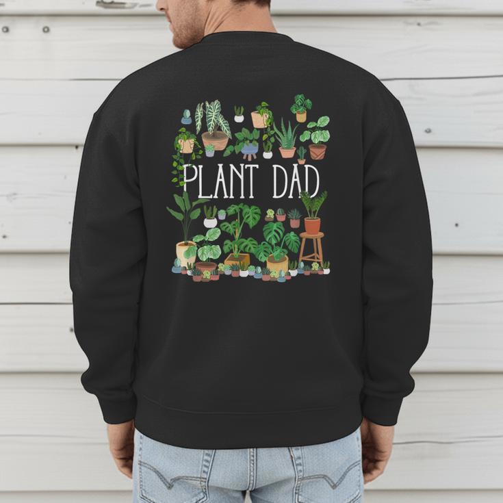 Potted Plant Dad Men's Sweatshirt Back Print