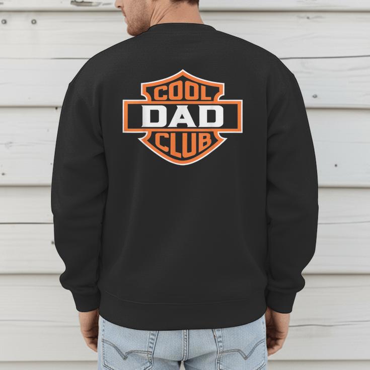 Retro Cool Dad Club Birthday Father's Day For Men Men's Sweatshirt Back Print