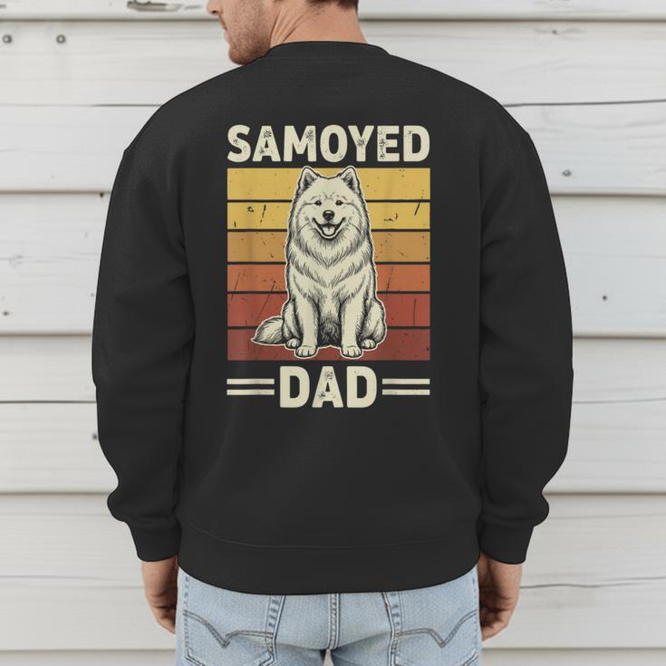 Samoyed Dad Men's Sweatshirt Back Print