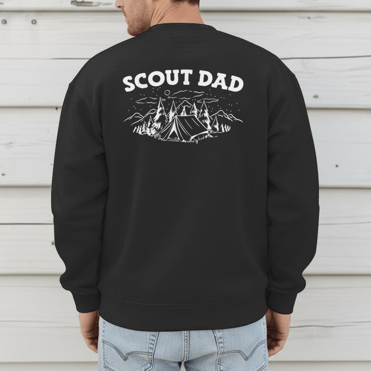 Scouting Scout Dad Men's Sweatshirt Back Print