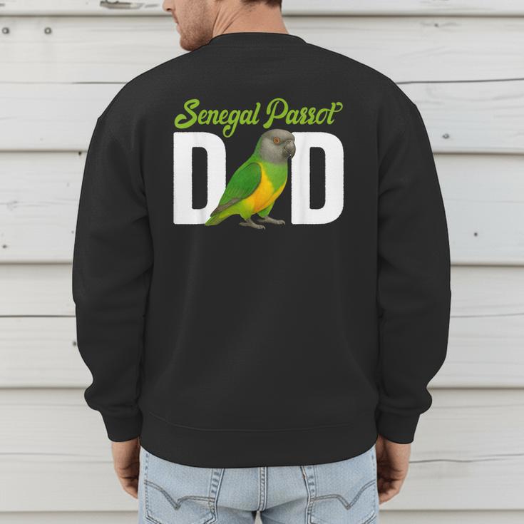 Senegal Parrot Dad Senegal Parrot Owner Senegal Parrot Lover Men's Sweatshirt Back Print Senegal Parrot Dad Senegal Parrot Owner Senegal Parrot Lover Men's Sweatshirt Back Print