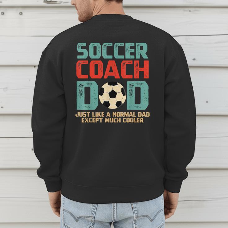 Soccer Coach Dad T-Shirt Men's Sweatshirt Back Print