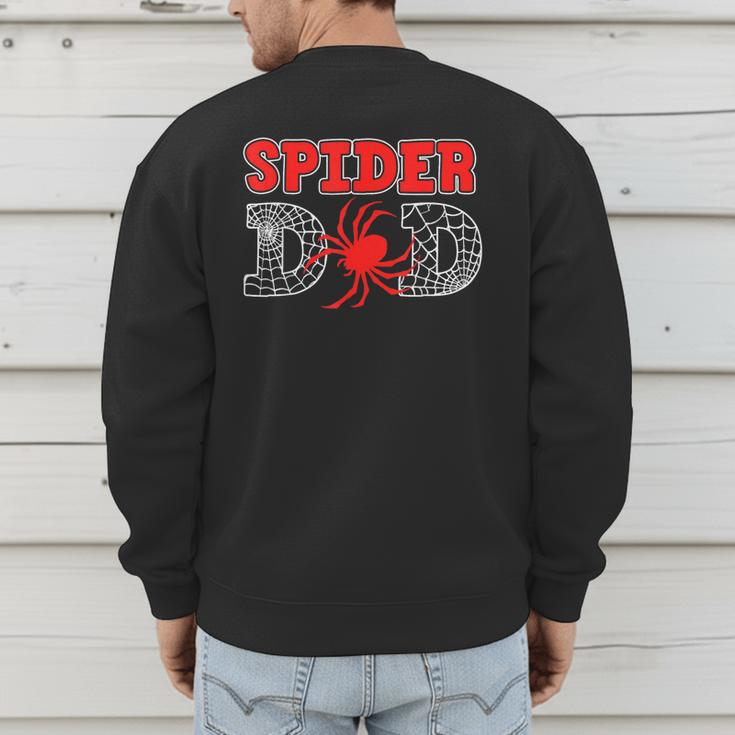 Spider Dad Spidey Birthday Family Matching Kid Daddy Spiders Men's Sweatshirt Back Print Spider Dad Spidey Birthday Family Matching Kid Daddy Spiders Men's Sweatshirt Back Print