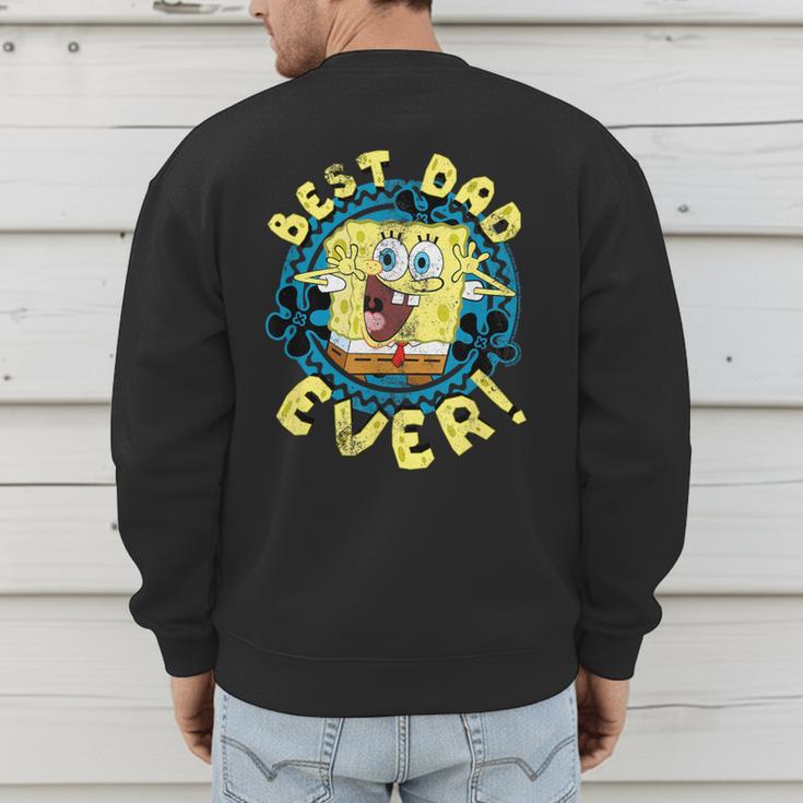 Spongebob Squarepants Father's Day Best Dad Ever Men's Sweatshirt Back Print