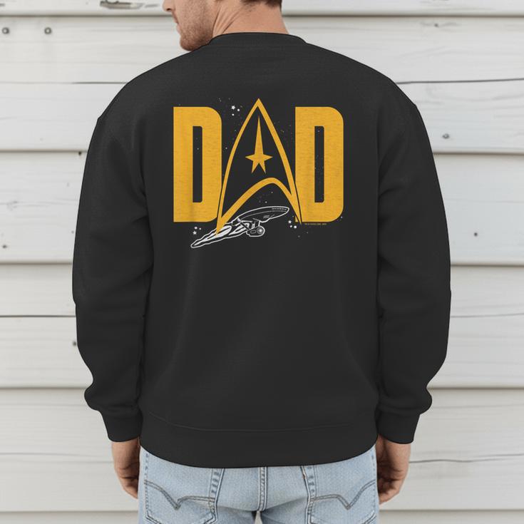 Star Trek Starfleet Dad Men's Sweatshirt Back Print