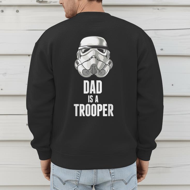 Star Wars Father's Day Stormtrooper Dad Is A Trooper Vintage Men's Sweatshirt Back Print Star Wars Father's Day Stormtrooper Dad Is A Trooper Vintage Men's Sweatshirt Back Print