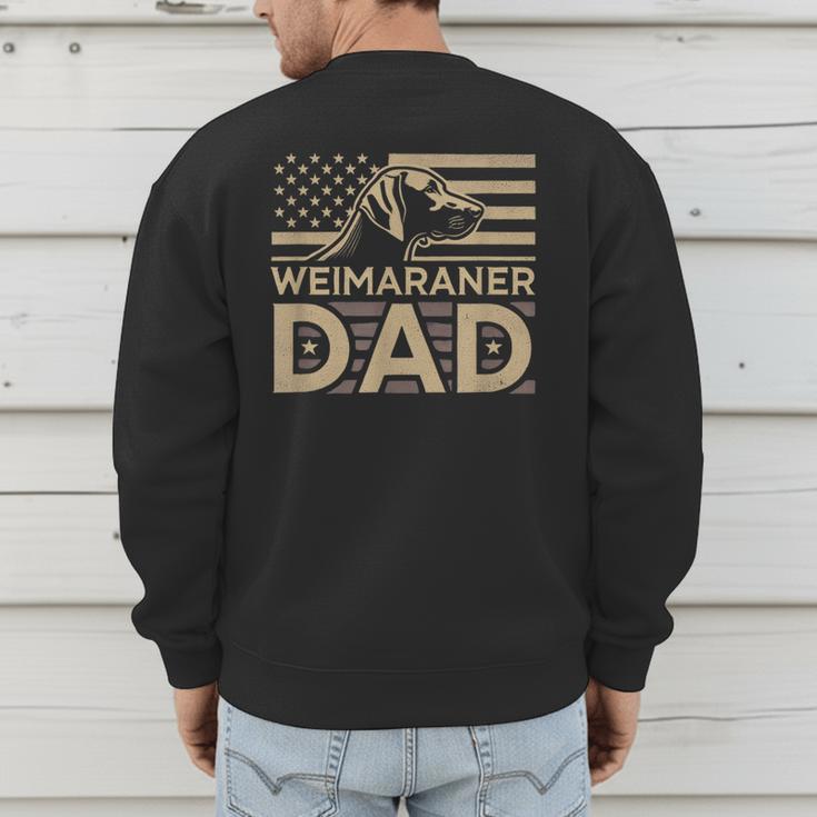 Weimaraners Lover & Weimaraner Shirts Weimaraner Dad -Adults -Kids - Small Short Sleeve V-Neck Polyester Casual Humorous Lover All Seasons Men's Sweatshirt Back Print