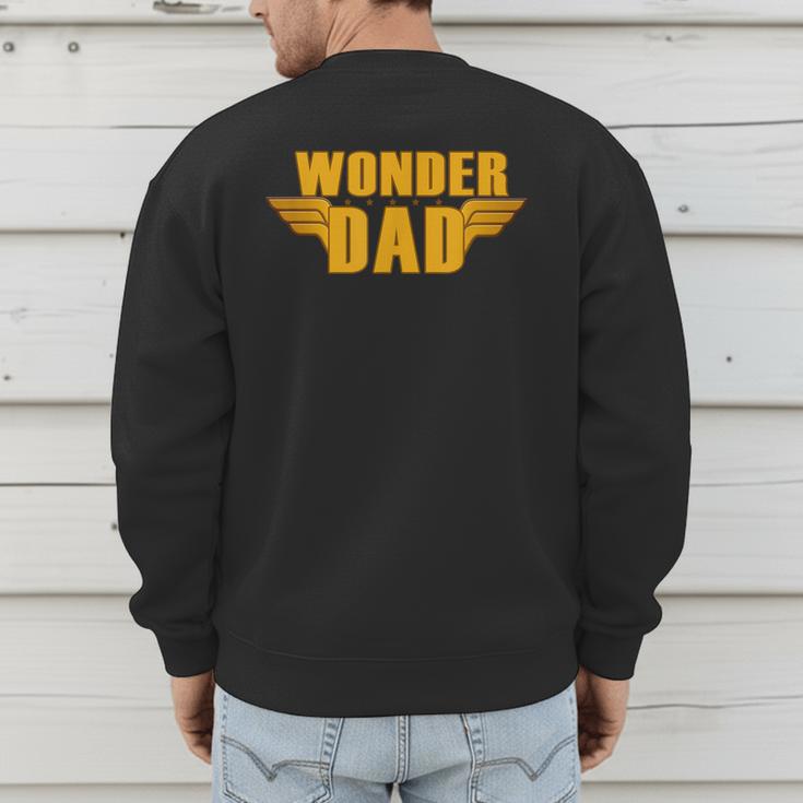 Wonder Dad Shirt Men's Sweatshirt Back Print