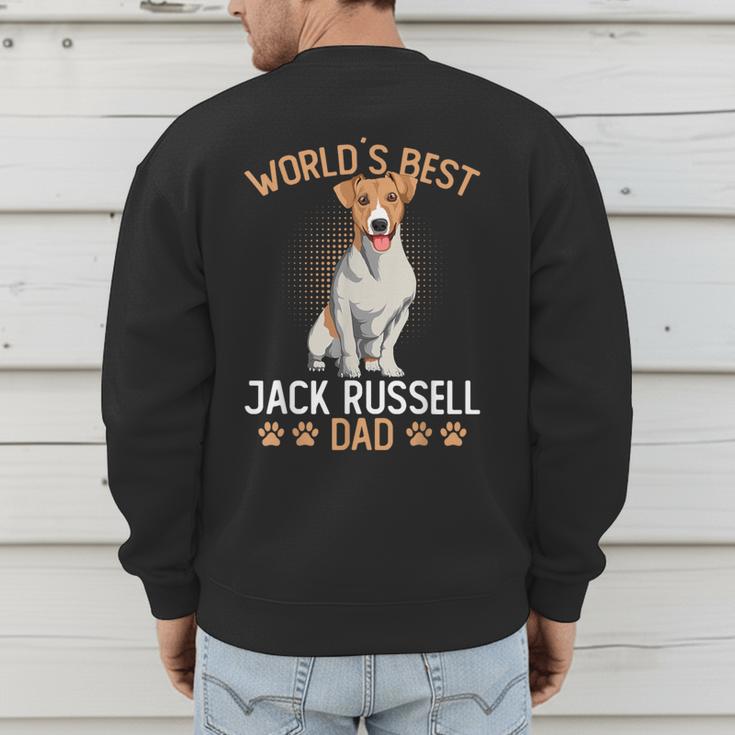 World´s Best Jack Russell Terrier Dad Dog Owner Men Men's Sweatshirt Back Print