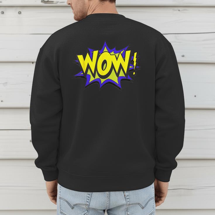 WowShirt WOW Dad Mom Men Women Boys Girls Tee Men's Sweatshirt Back Print WowShirt WOW Dad Mom Men Women Boys Girls Tee Men's Sweatshirt Back Print