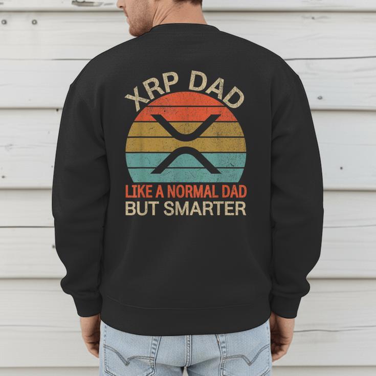 XRP Dad Crypto Merchandise Definition Men's Sweatshirt Back Print