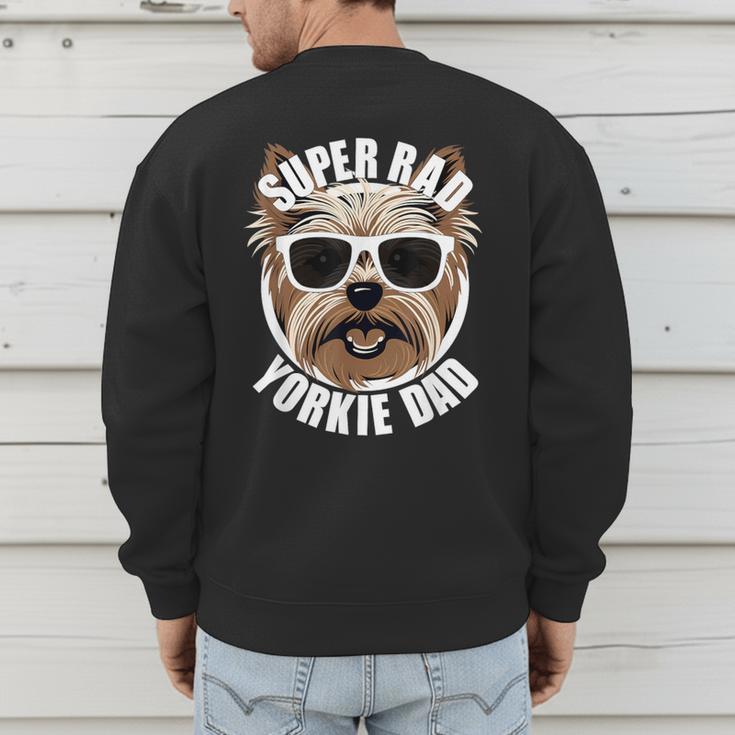 Yorkie Dad Father’s Day Yorkshire Terrier Dog Dad Men's Sweatshirt Back Print Yorkie Dad Father’s Day Yorkshire Terrier Dog Dad Men's Sweatshirt Back Print