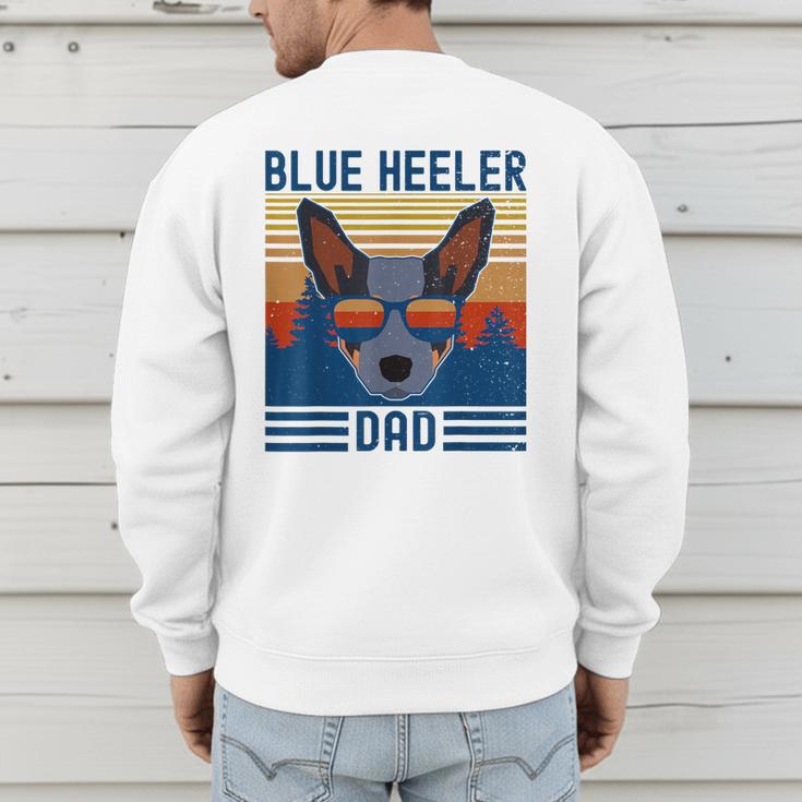 Australian Cattle Dog Blue Heeler Dad Men's Sweatshirt Back Print