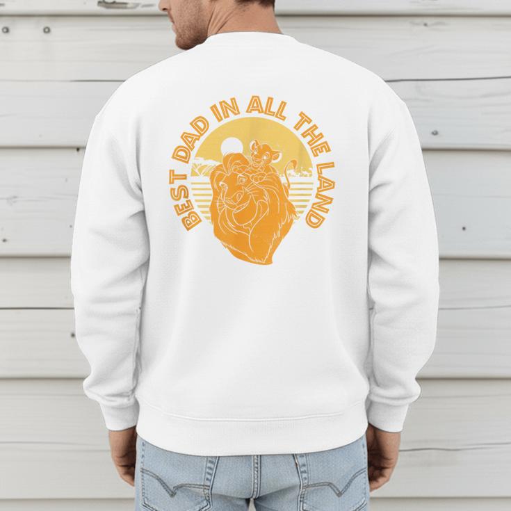 Disney The Lion King Father's Day Best Dad In All The Land Men's Sweatshirt Back Print Disney The Lion King Father's Day Best Dad In All The Land Men's Sweatshirt Back Print