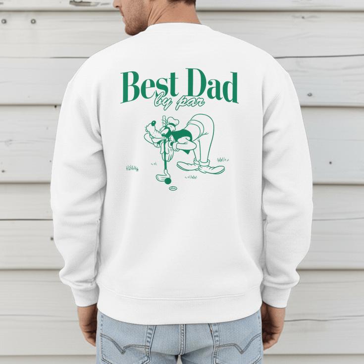 Disney Mickey & Friends Father's Day Best Dad Goofy Big Logo Men's Sweatshirt Back Print