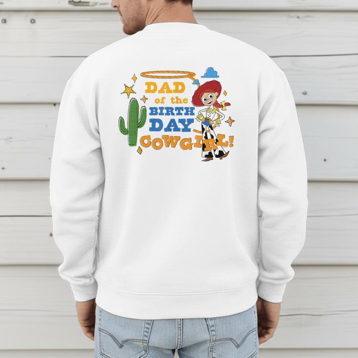 Disney And Pixar's Toy Story Dad Of The Birthday Cowgirl Men's Sweatshirt Back Print