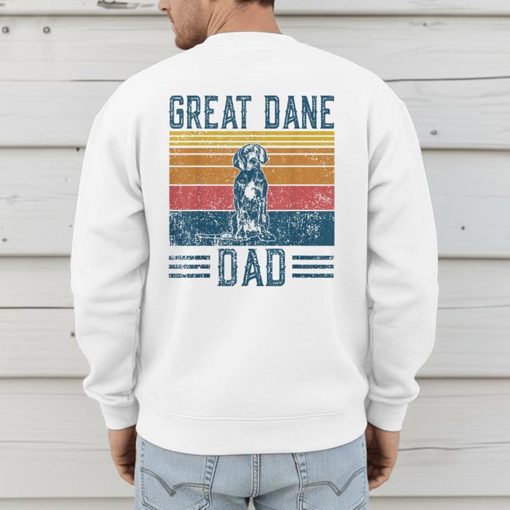 Dog Dad Vintage Great Dane Dad Men Women Kids Men's Sweatshirt Back Print Dog Dad Vintage Great Dane Dad Men Women Kids Men's Sweatshirt Back Print