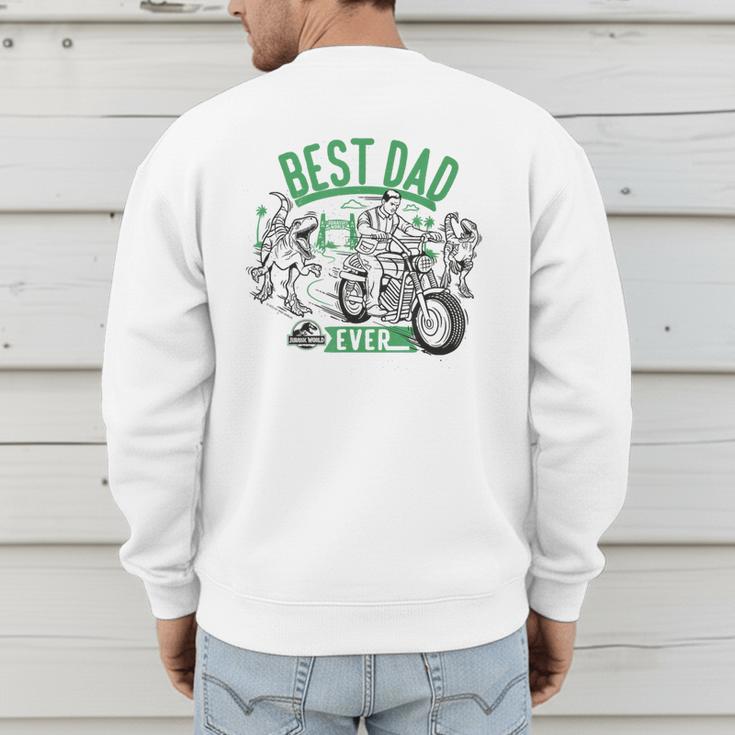 Jurassic World Best Dad Ever Men's Sweatshirt Back Print