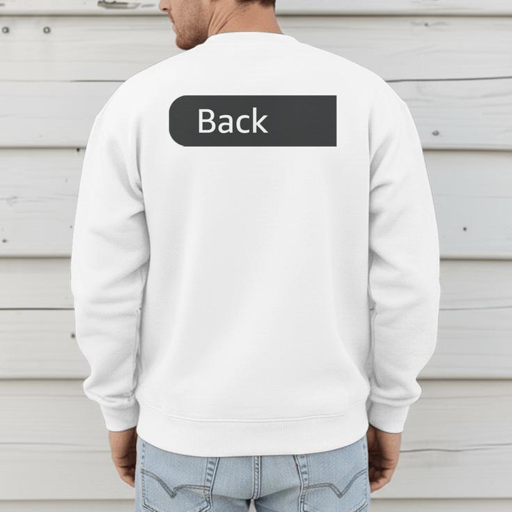 Just A Regular Dad Trying Not To Raise Liberals On Back Men's Sweatshirt Back Print