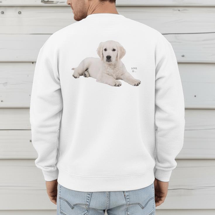 Labrador Retriever Shirt Yellow Love Lab Mom Dog Dad Men's Sweatshirt Back Print Labrador Retriever Shirt Yellow Love Lab Mom Dog Dad Men's Sweatshirt Back Print