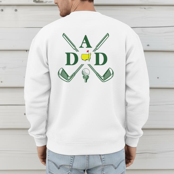 Par Dad Golf Matching Golfing Quote Party Pocket Men's Sweatshirt Back Print Par Dad Golf Matching Golfing Quote Party Pocket Men's Sweatshirt Back Print