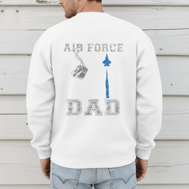 Proud Air Force Dad US Air Force Graduation Dad Men's Sweatshirt Back Print Proud Air Force Dad US Air Force Graduation Dad Men's Sweatshirt Back Print