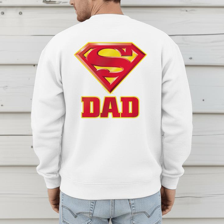 Superman Super Dad Men's Sweatshirt Back Print