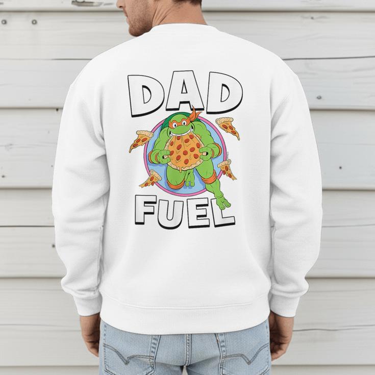 TMNT Michelangelo Dad Fuel Men's Sweatshirt Back Print