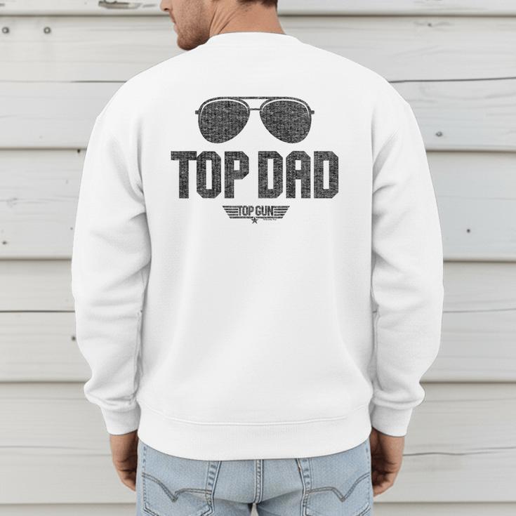 Top Gun Top Dad Men's Sweatshirt Back Print