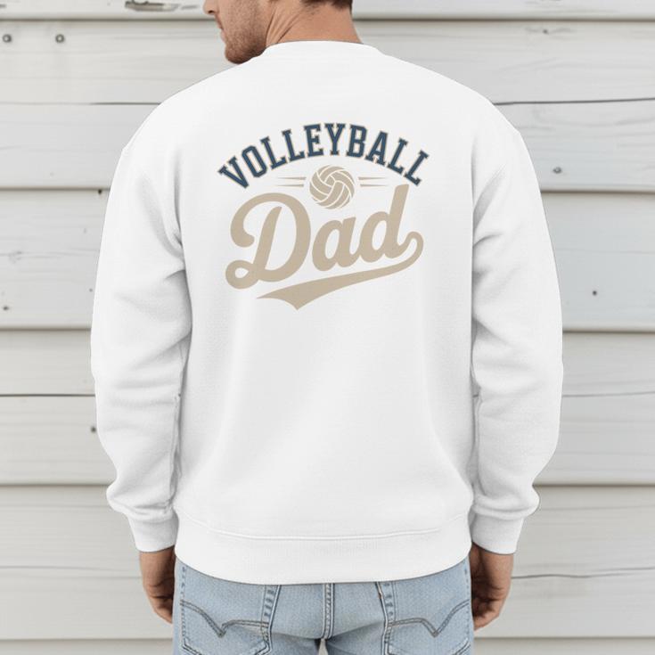 Volleyball Dad Men's Sweatshirt Back Print