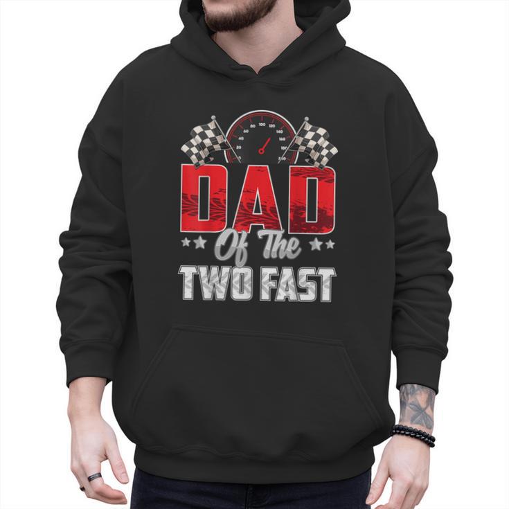 2 Year Old Racing Car Two Fast Birthday 2nd Family Dad Men Hoodie