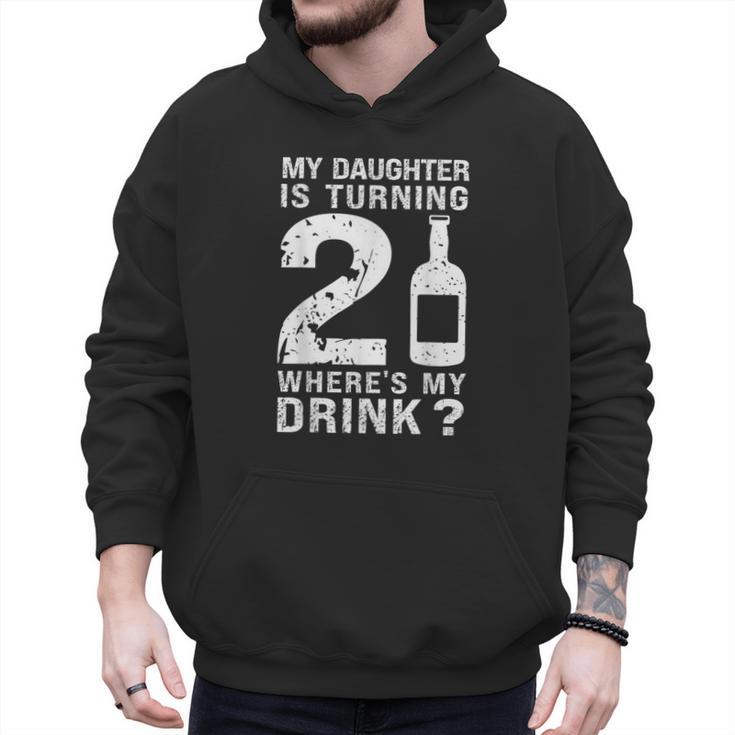 21st Birthday Dad Mom 21 Year Old My Daughter Squad Men Hoodie