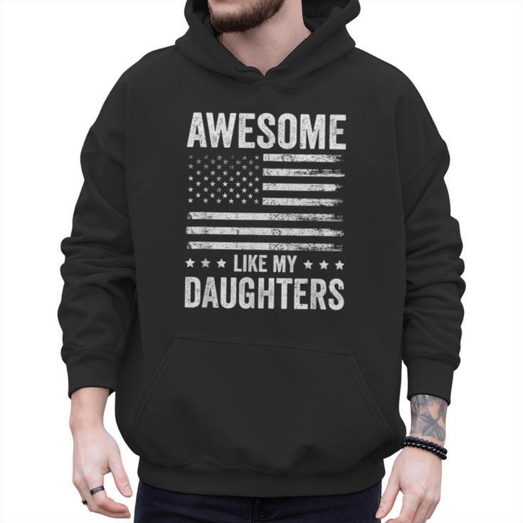Awesome Like My Daughters Men Fathers Day Dad Men Hoodie