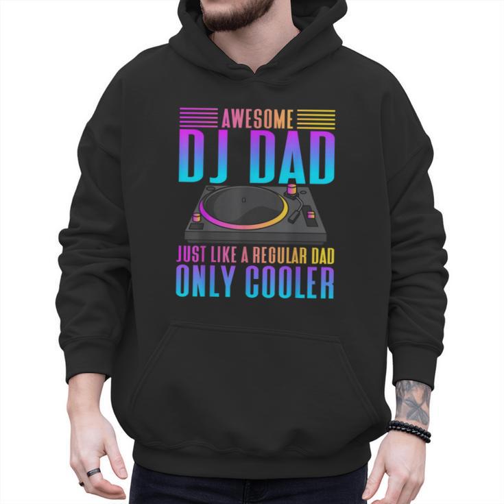 Awesome DJ Dad DJ Music Men Hoodie