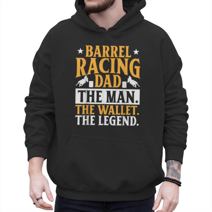 Barrel Racing Dad Horse Barrel Racer Men Hoodie