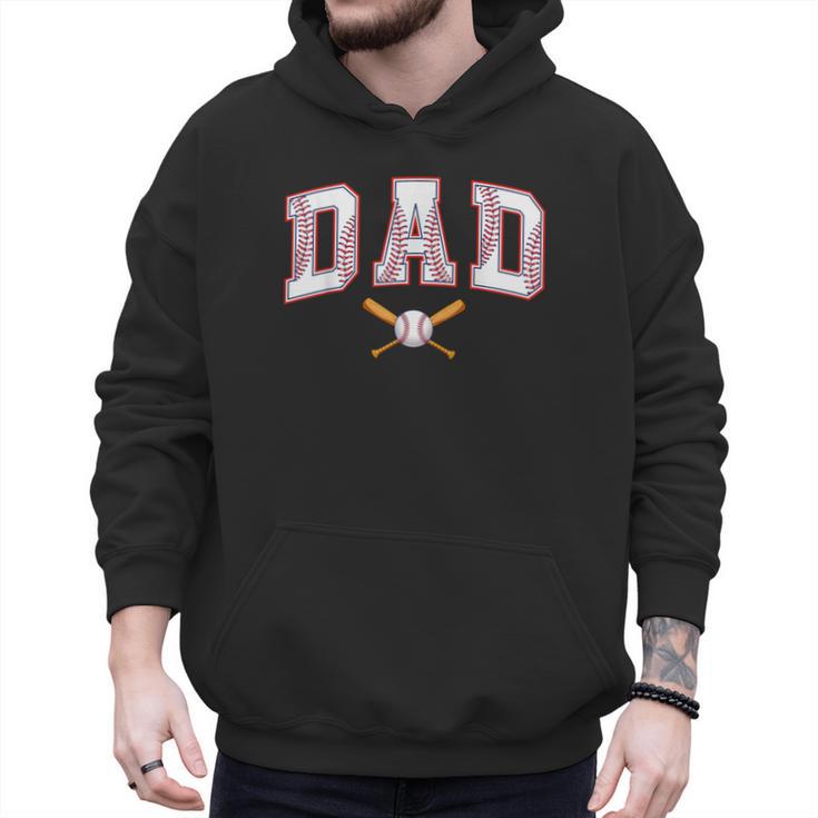 Baseball Dad Shirt Baseball Player Game Day Father's Day Men Hoodie