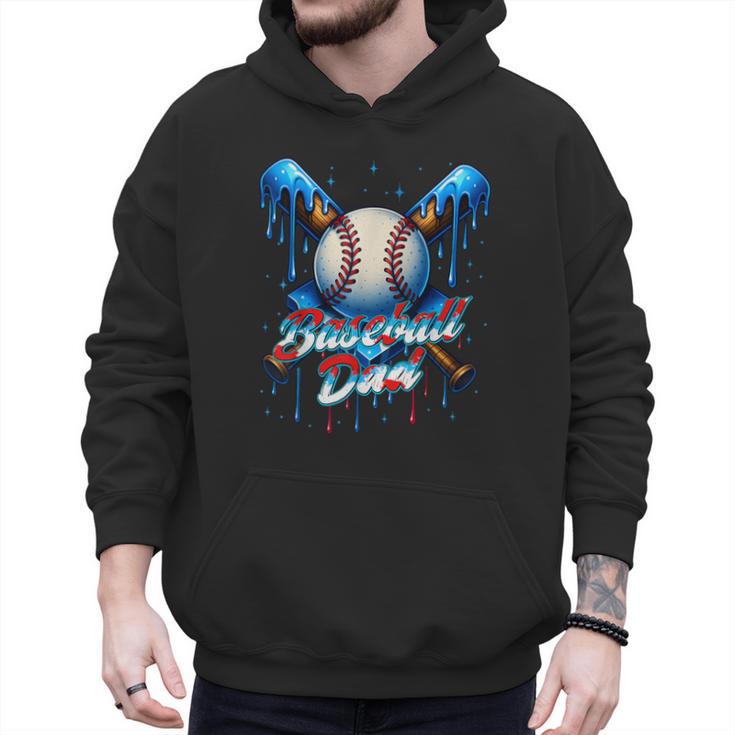 Baseball Drip Dad Father Day Birthday Group Matching Family Men Hoodie