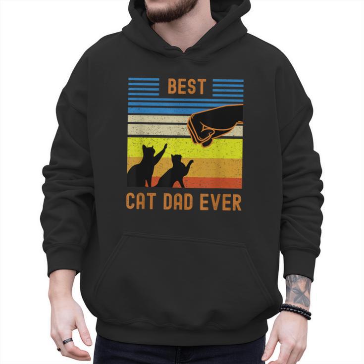 Best Cat Dad Ever Fist Bump For Fur Daddies Men Women Girls Kids Men Hoodie