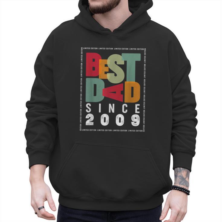 Best Dad Since 2009 Fathers Day Retro Vintage Men Hoodie