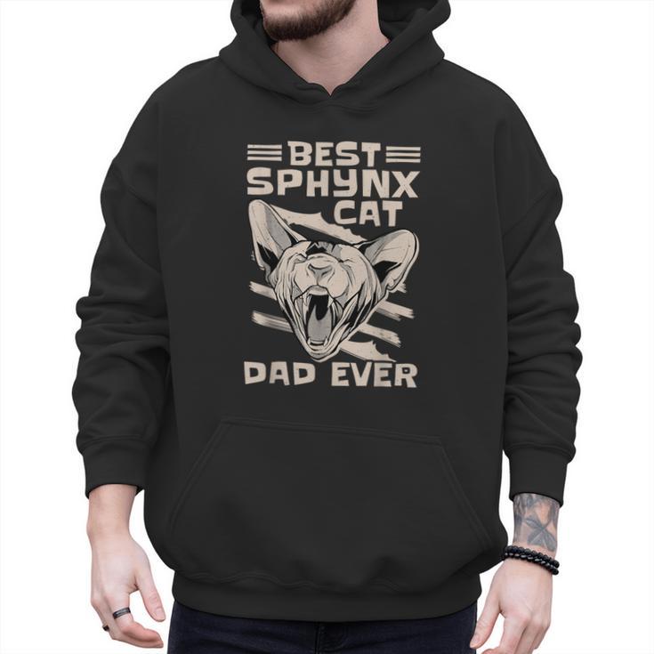 Best Sphynx Cat Dad Ever Apparel For Animal Lover Men Women Men Hoodie