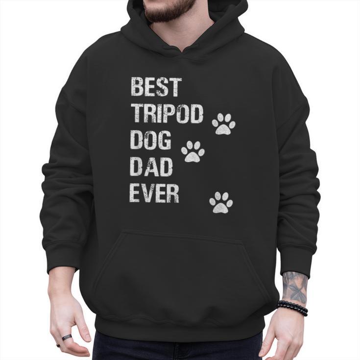 Best Tripod 3 Legged Dog Dad Novelty Dog Dad TShirt Men Hoodie
